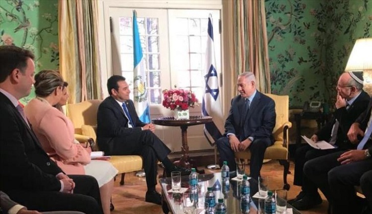 Guatemala trasladará en mayo su embajada de Tel Aviv a Jerusalén .
