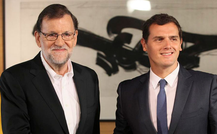 Rajoy y Rivera en investidura / Foto: EFE