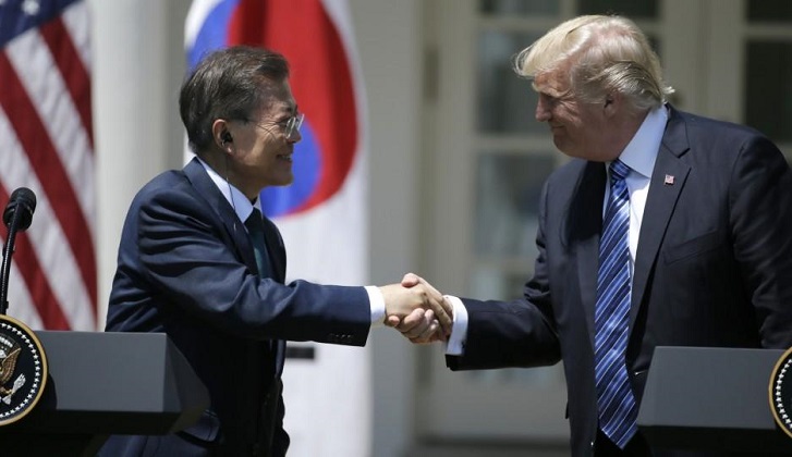 Presidente surcoreano: "Trump debería ganar el Premio Nobel de la Paz".