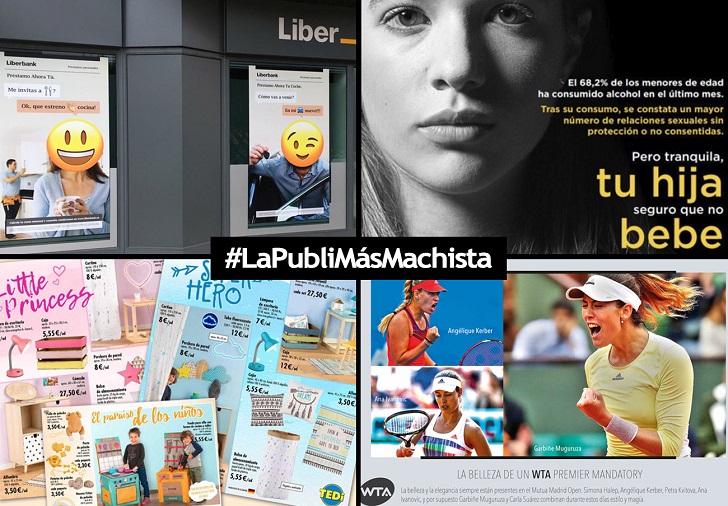 España: estas son las campañas publicitarias más machistas del año.