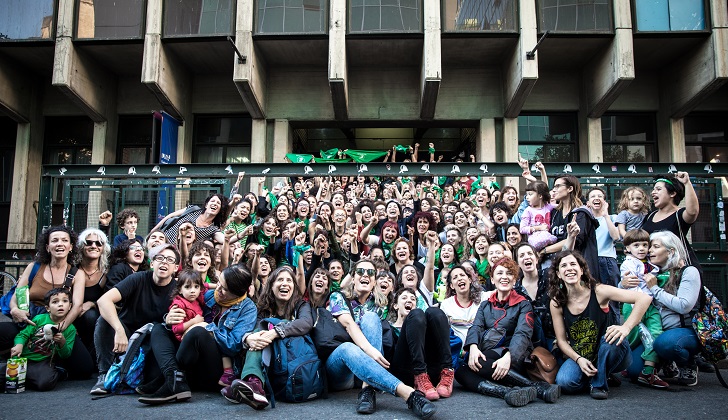 Cantantes argentinas se unen por la legalización del aborto. Foto: Lavaca.org