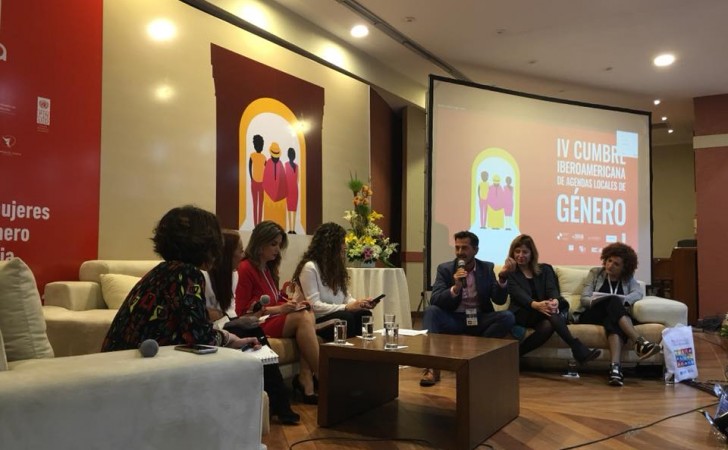 Una de las conferencias realizadas en la VI Cumbre Iberoamericana de Agendas Locales de Género