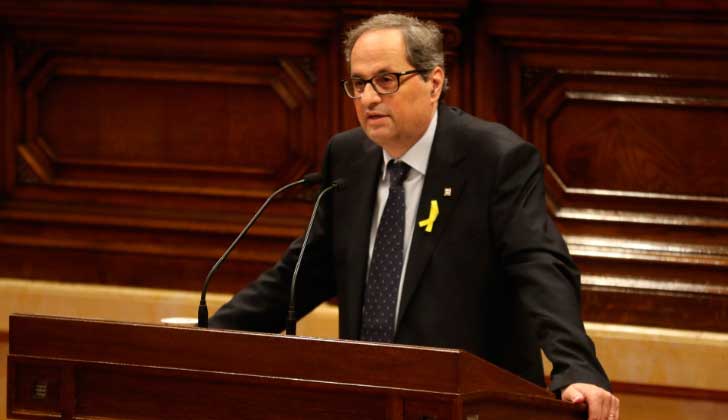Cataluña podría investir a un president el lunes 