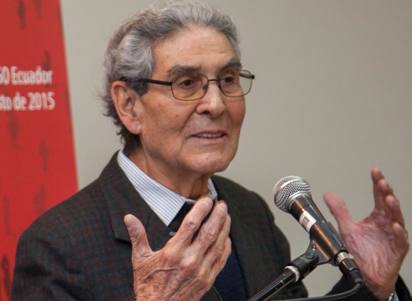 Anibal Quijano en 2015. Foto: Wikimedia Commons
