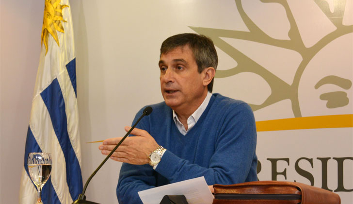 Director de OPP, Álvaro García, luego del Consejo de Ministros. Foto: Presidencia de la República. 