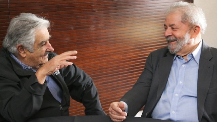 Mujica visitó a Lula en Curitiba: "Lo vi preocupado por el futuro de Brasil y de nuestra América". Foto: archivo Instituto Lula