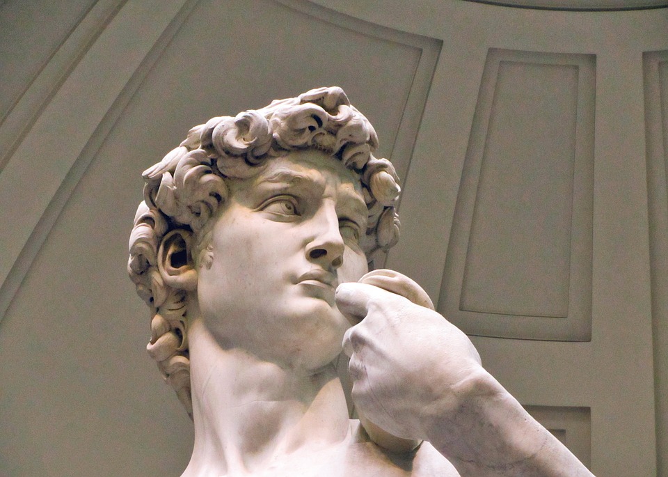 El David, de Miguel Ángel, una de las estatuas más famosas del mundo, después de la limpieza efectuada por restauradores italianos. Foto: Pixabay
