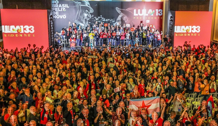 El Partido de los Trabajadores oficializó la candidatura de Lula.