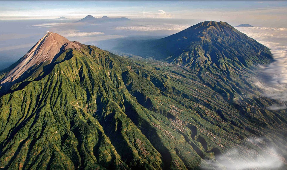 Monte Merapi, Indonesia. Foto: Pixabay