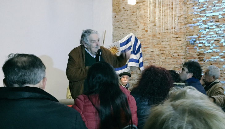 Mujica: “Un delincuente no es otra cosa que un burgués apresurado".  Foto: @MPPCanelones