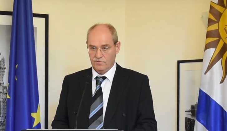 Embajador de la Unión Europea en Uruguay, Karl-Otto König.