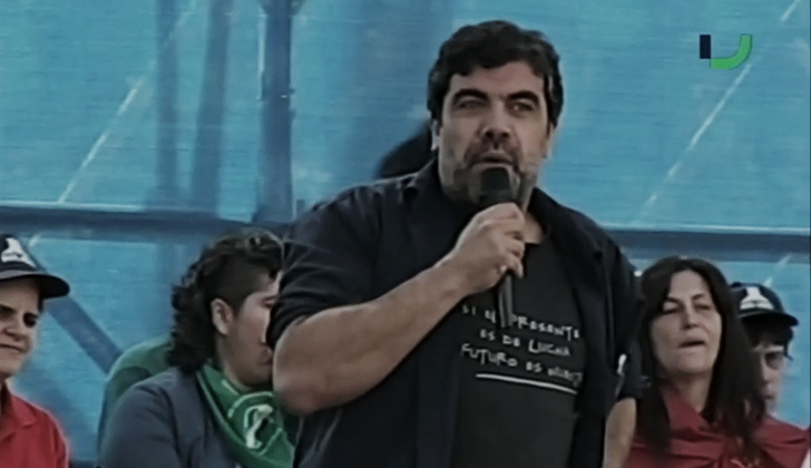 Secretario general del SUNCA, Óscar Andrade. 