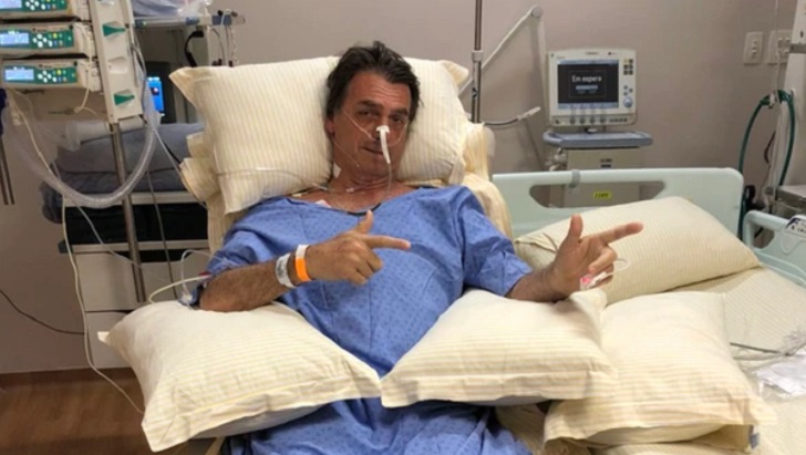 Bolsonaro reapareció desde el hospital y habló de posible fraude en las elecciones