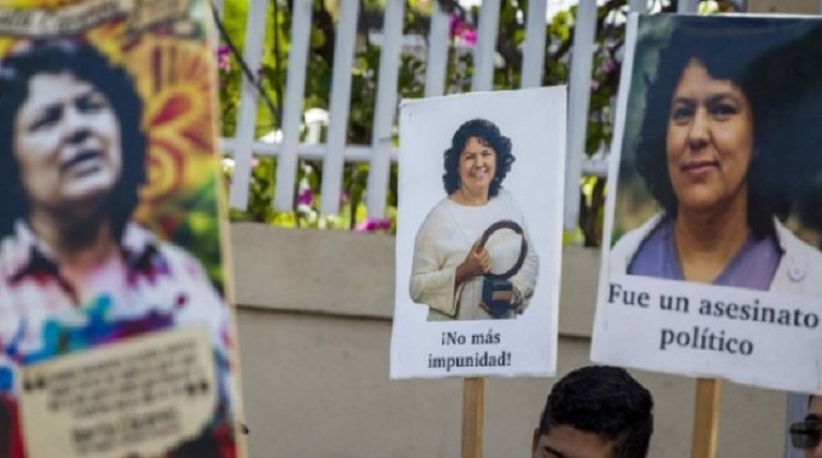 Se suspendió el juicio por el asesinato de Berta Cáceres