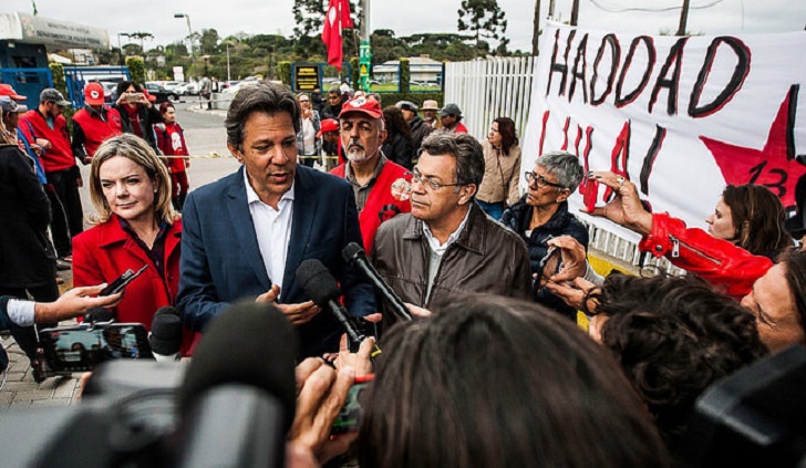 Brasil: Haddad asegura que Lula no aceptará un indulto. Foto: Ahencia PT