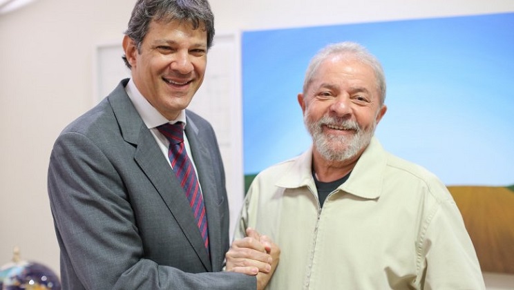 Fernando Haddad sustituirá a Lula en la carrera por la Presidencia.