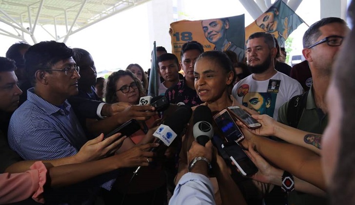 Marina Silva apoya a Haddad y califica a Bolsonaro como "un peligro para la democracia"