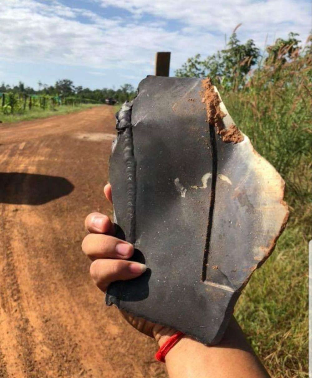 MYSTERY PIECES OF UFO LAND IN REMOTE VILLAGE IN CAMBODIA