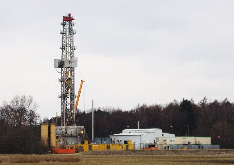 Una planta de fracking de la empresa ExxonMobil en Alemania. Foto: Wikimedia Commons