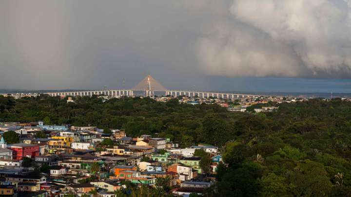 Manaus, Brasil, ciudad insertada directamente en la Amazonia. Foto: Proyecto AmazonFACE