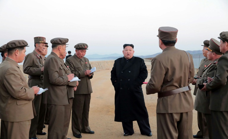 La única foto publicada por Corea del Norte sobre su prueba de armas. 