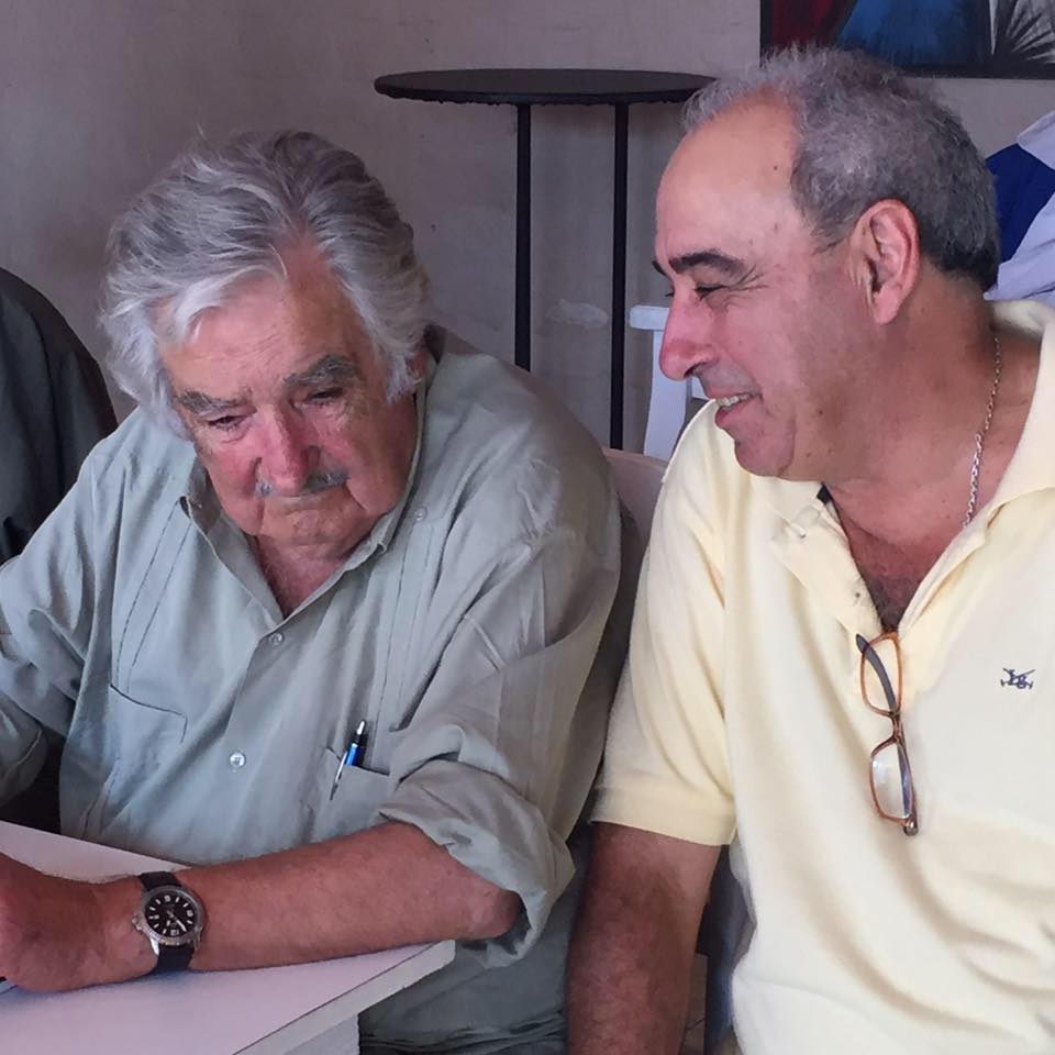 Alfredo Fratti junto a José Mujica