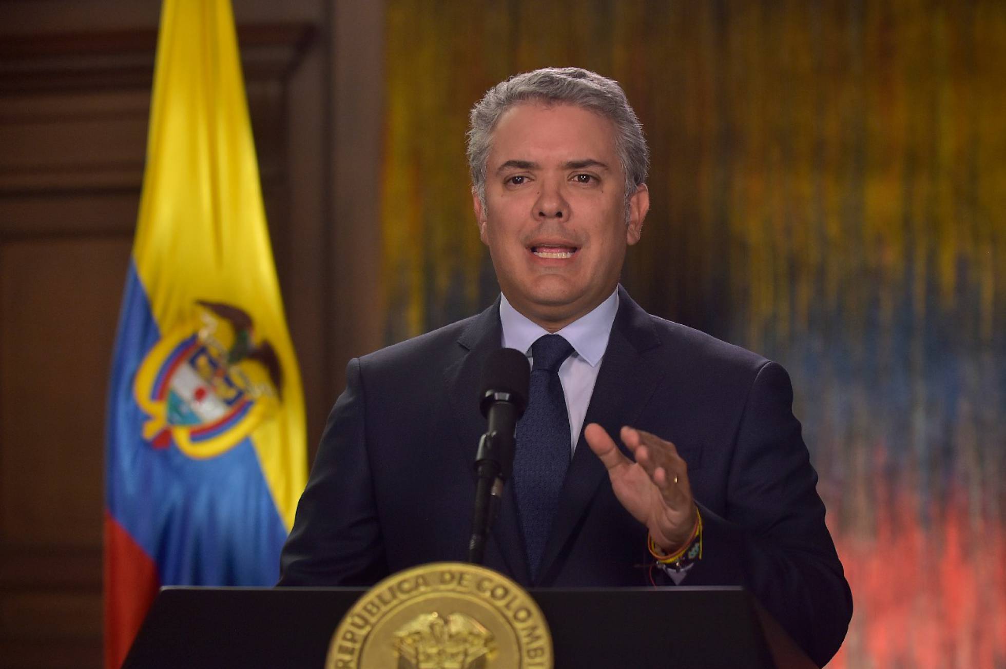 Iván Duque, presidente de Colombia. Foto: Presidencia de Colombia.