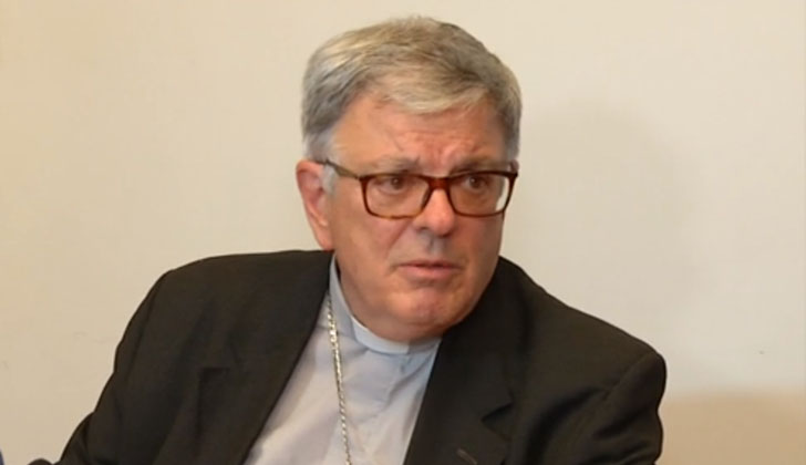 Presidente de la Conferencia Episcopal del Uruguay, monseñor Carlos Collazzi.