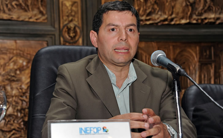 Director nacional de Empleo y Presidente del Instituto Nacional de Empleo y Formación Profesional (INEFOP), Eduardo Pereyra.