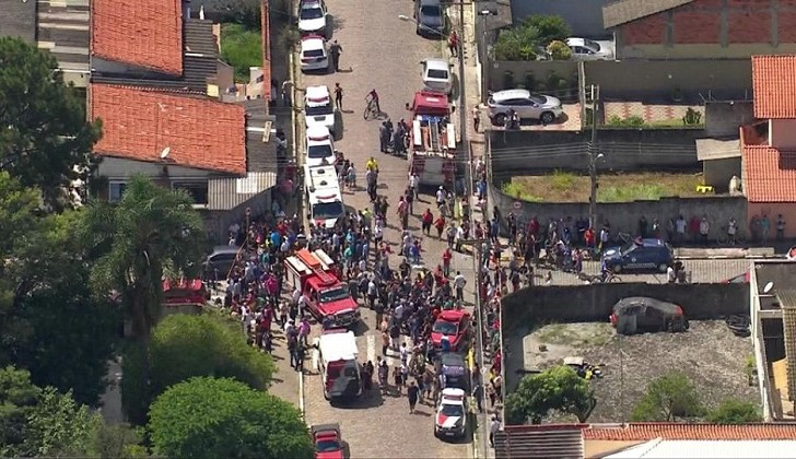 Tiroteo en una escuela de Brasil, al menos cinco alumnos muertos