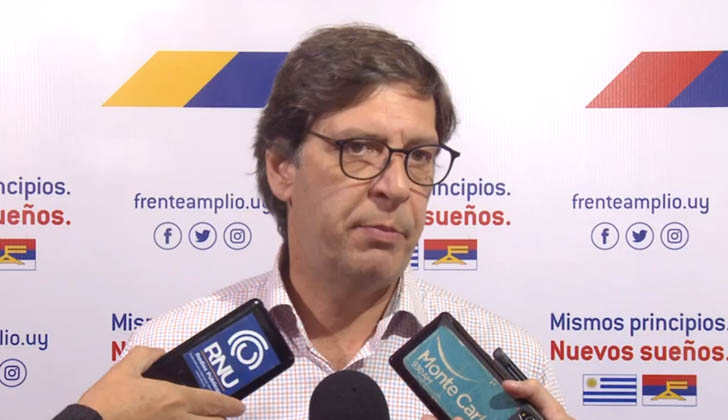 Presidente del Frente Amplio, Javier Miranda.