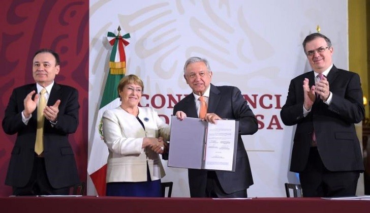 La ONU formará en derechos humanos a la nueva Guardia Nacional de México. Foto Presidencia de México