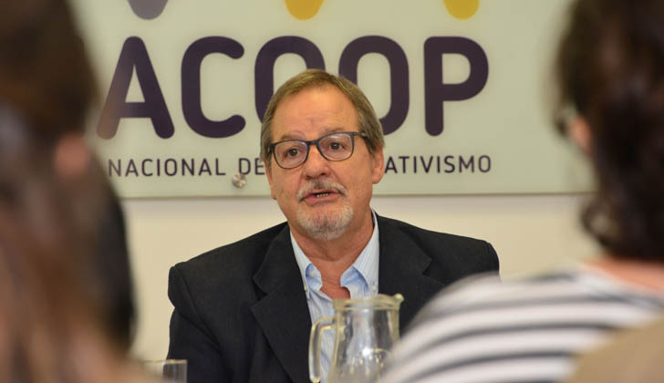 Presidente del INACOOP, Gustavo Bernini. Foto: Presidencia de la República. 