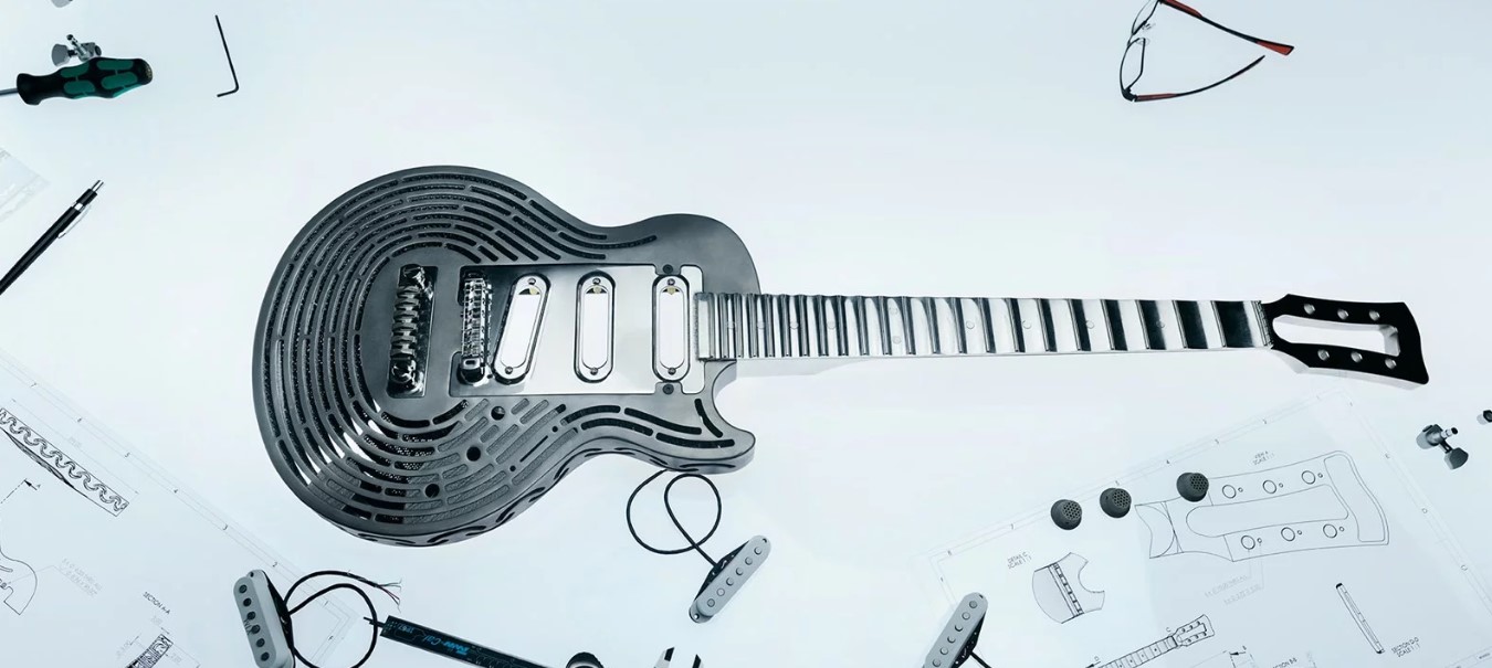 guitarra de metal