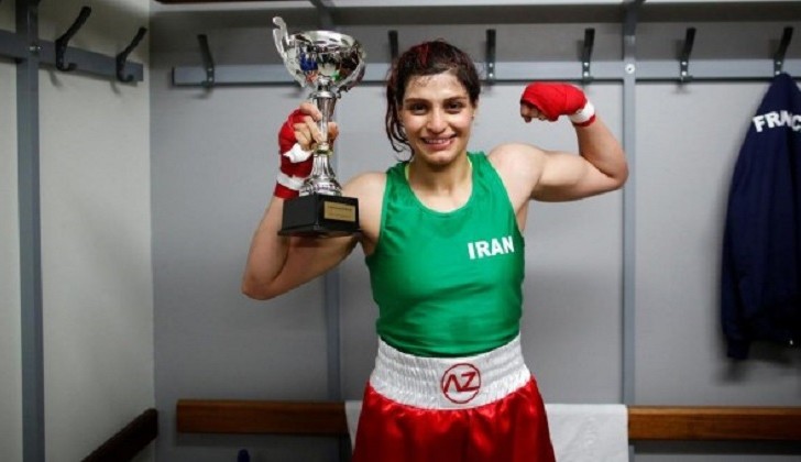 Sadaf Khadem, la boxeadora iraní que hizo historia en Francia .