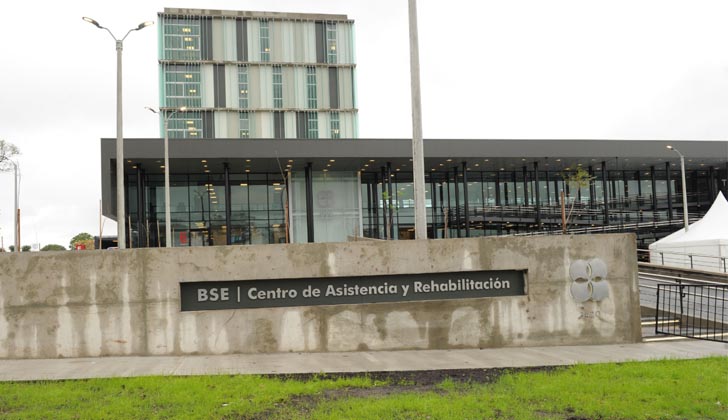 Nuevo hospital del Banco de Seguros del Estado. Foto: Presidencia de la República.  