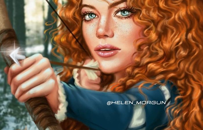 Emma Stone como Merida