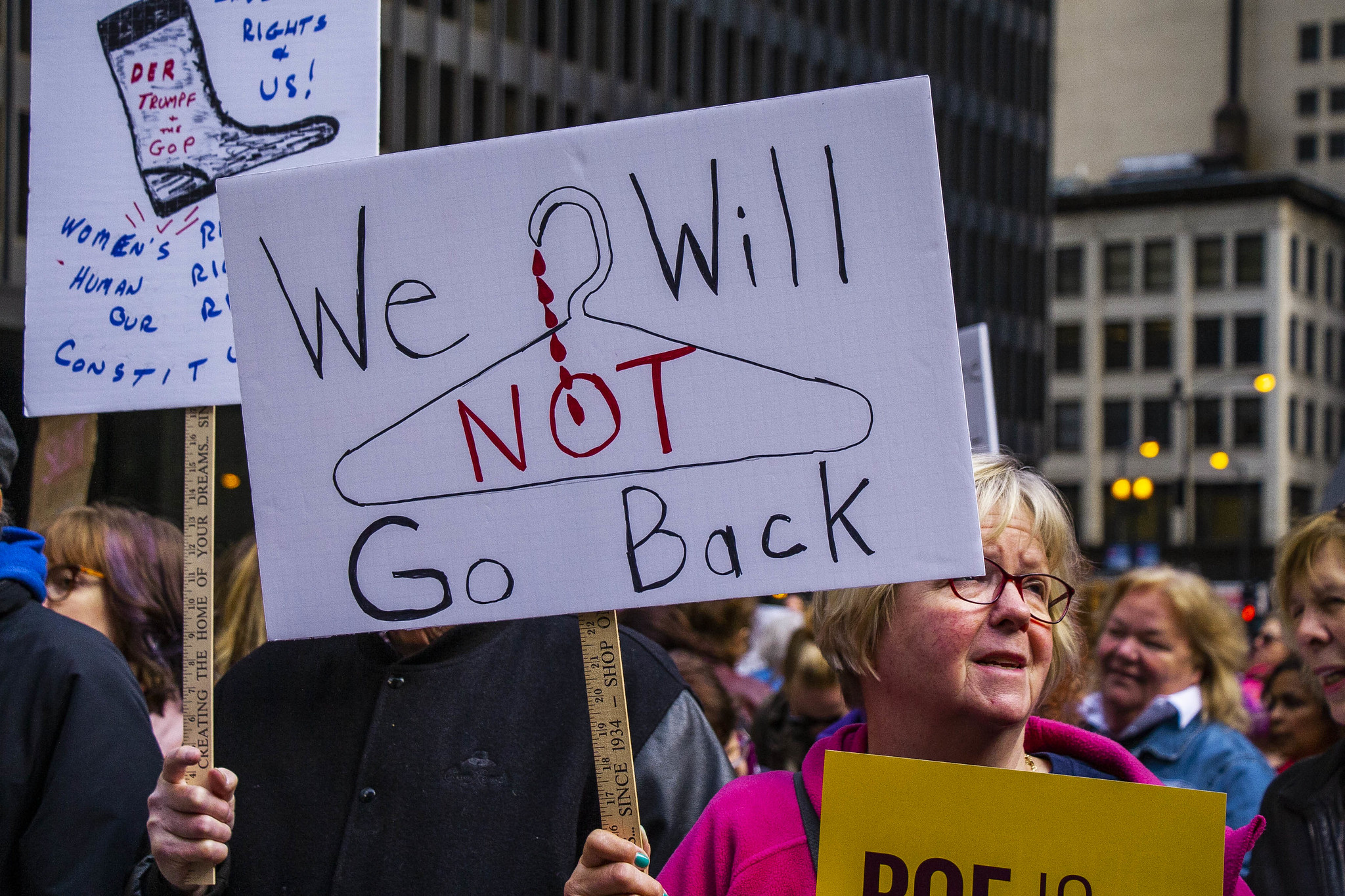 Marcha de las mujeres por los derechos reproductivos, Chicago, Illinois. Mayo de 2019. Foto: Flickr / Charles Edward Miller
