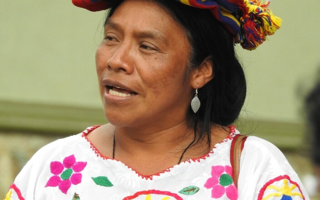 Thelma Cabrera, candidata a la presidencia de Guatemala. Foto cortesía de www.concriterio.gt