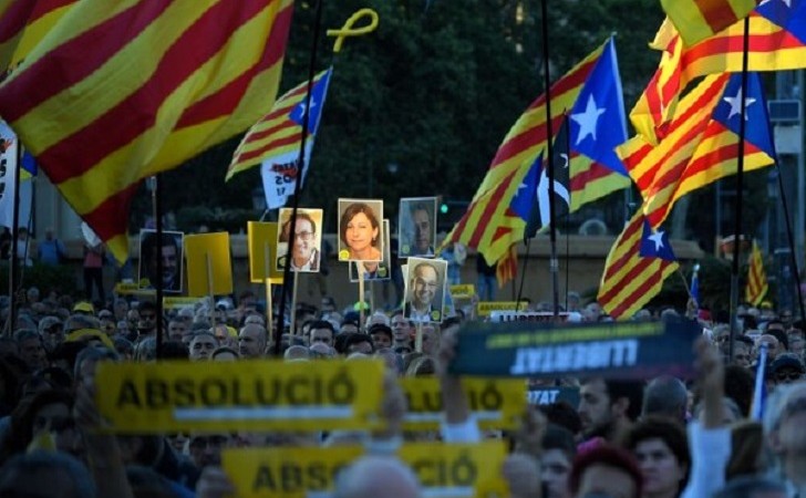 Terminó el juicio contra los independentistas catalanes en España