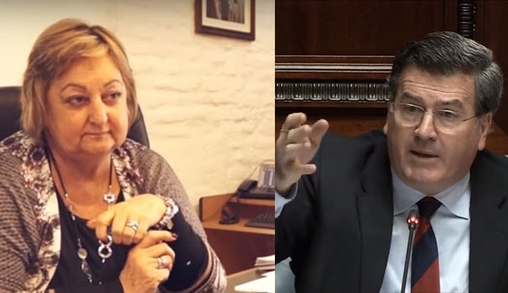 La ministra de Turismo, Liliam Kechichian, cuestionó al senador colorado Pedro Bordaberry.