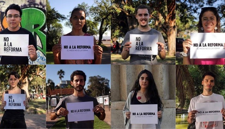 "Votes lo que votes, en octubre no pongas la papeleta". Foto: Facebook No a la Reforma