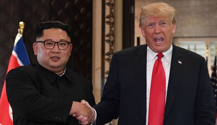 Trump dijo que Kim le envió una "pequeña disculpa" por probar misiles de corto alcance.