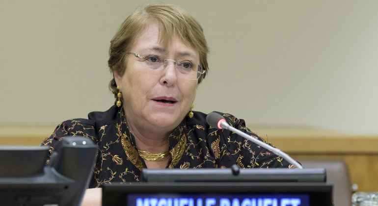 Michelle Bachelet. Foto: ONU / Manuel Elías