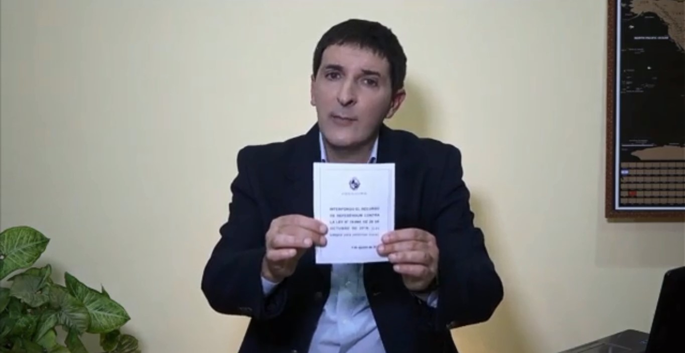 Iafigliola fue el más férreo impulsor de la derogación de la Ley Trans