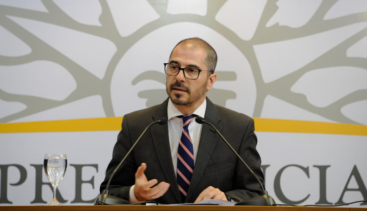 Prosecretario de Presidencia, Juan Andrés Roballo. Foto: Presidencia de la República.