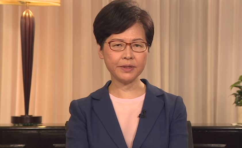 Carrie Lam es la jefa del gobierno de Hong Kong
