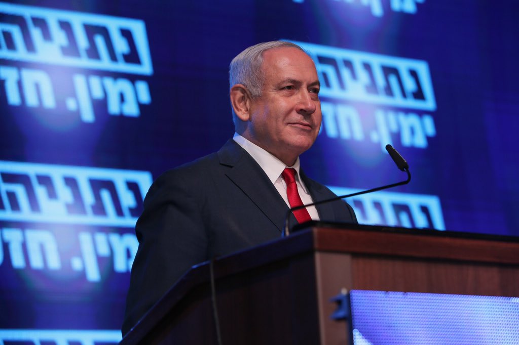 Benjamin Netanyahu buscaba su quinta reelección consecutiva. Foto: Twitter / Netanyahu