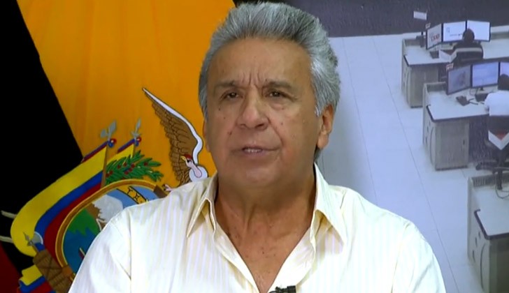 Presidente de Ecuador, Lenín Moreno, anuncia toque de queda.