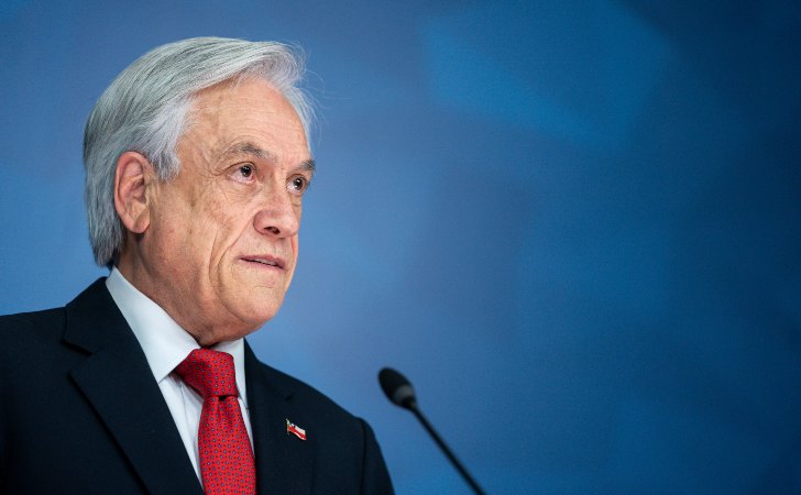 Piñera brindando su declaración sobre el Estado de Emergencia / Foto: Presidencia Chile